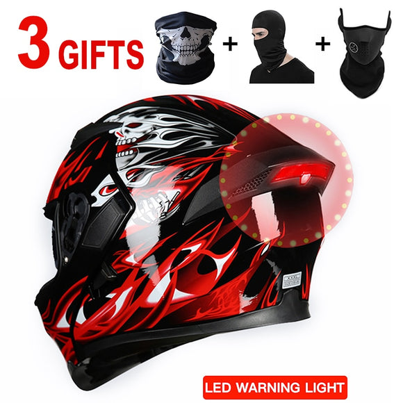 Full UP Full Face Graffiti Shell Motorcycle Helmet